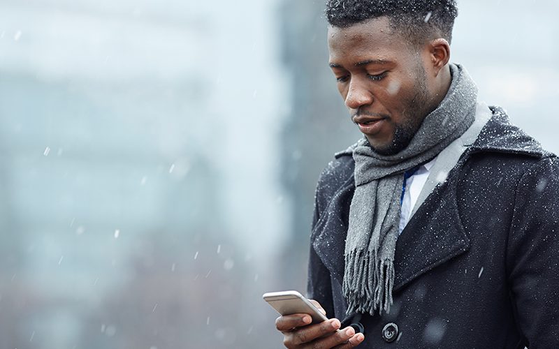 keep your phone safe in the cold