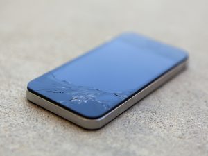 Cracked screen
